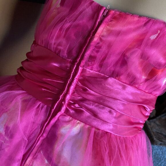 DEB Beautiful Prom Ball Gown Cinderella Pink 9/10 - Picture 7 of 8